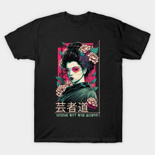 Japanese Geisha girl T-Shirt